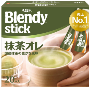 AGF Blendy Stick Matcha Green Tea au lait Milk 20 Packs Made in Japan – Tokyo Sakura Mall