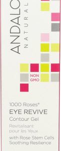 Andalou Naturals – Eye Gel Contour 1000 Roses, 0.6 oz