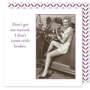 Shannon Martin Design – Don’t Get Me Started Beverage Napkin