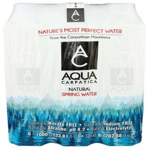 Aqua Carpatica – Natural Spring Water, 33.81 fl oz – Pack of 6
