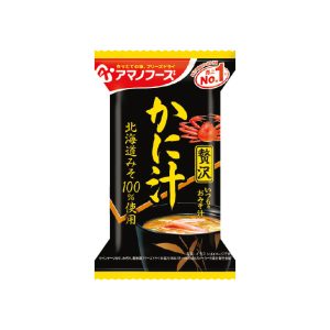 Amano Foods “Itsumo no Omisoshiru Zeitaku”, Freeze-dried Miso Soup, Crab, 1 serving