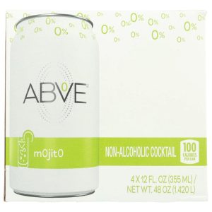Above – Mojito Non Alcoholic Cocktails 4Pk, 48 FO – Pack of 6