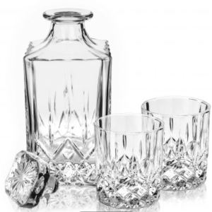 Viski – Admiral™ – Crystal Tumblers and Decanter Set