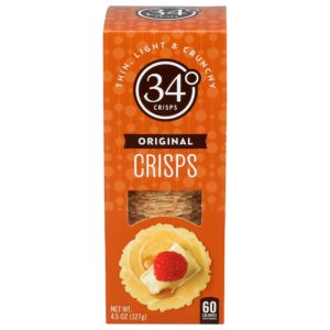 34 Degrees – Crispbread Natural, 4.5 oz | Pack of 12
