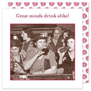 Shannon Martin Design – Great Minds Beverage Napkin
