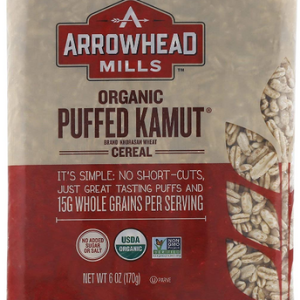 Arrowhead Mills Organic Puffed Kamut Cereal, 6 oz.