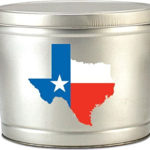 2 Gallon – Texas Popcorn Tin