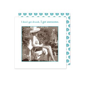 Shannon Martin Design – I Get Awesome Beverage Napkin