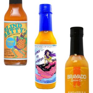 Best Of Pineapple Hot Sauces Gift Set, 3/5oz.