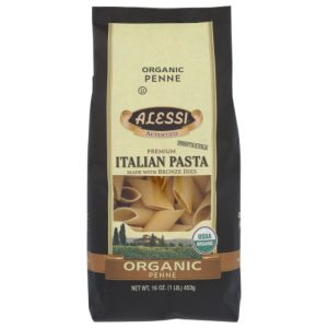 Alessi – Organic Penne Pasta, 16 Oz – Pack of 6