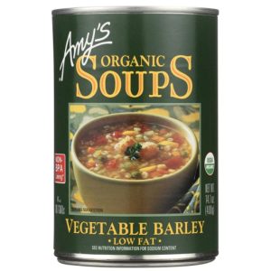 Amy’s – Vegetable Barley Low Fat Soup, 14.1oz