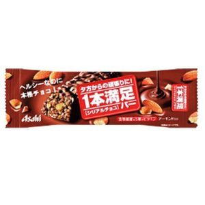 Asahi “Asahi ” Ippon manzoku bar” Cereal bar, Milk Chocolate
