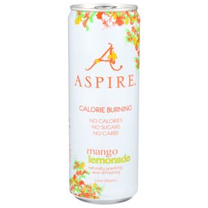 Aspire – Healthy Energy Drinks Mango Lemonade Single, 12 oz