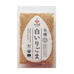 Wadaman Certified Organic Roasted White Sesame Seeds 50g