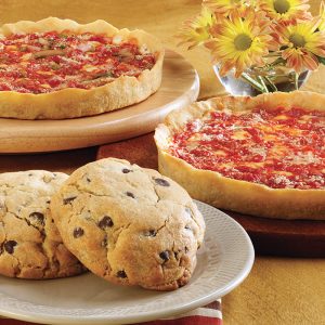 2 Carol’s Cookies & 2 Lou’s Pizzas