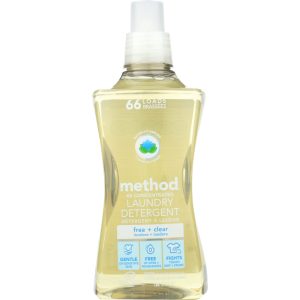 Method – Free + Clear Laundry Detergent, 53.5 Fo (Pack of 4)