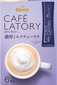 Ajinomoto, Cafe Latory, Tea with Milk, 6 Sticks in 1 Box, Sale