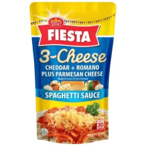 White King – Fiesta – 3 – Cheese Cheddar + Romano Plus Parmesan Cheese Spaghetti Sauce – 900 G