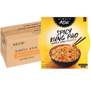 Simply Asia – Hot Serve Bowl Spicy Kung Pao, 8.5 oz – Pack of 6