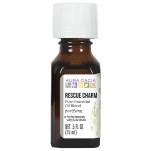 Aura Cacia – Essential Oil Blend Rescue Charm, .5 fl oz