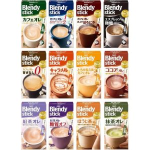 AGF Blendy Stick Drinking Comparison Set 12 Types Made in JAPAN – Tokyo Sakura Mall