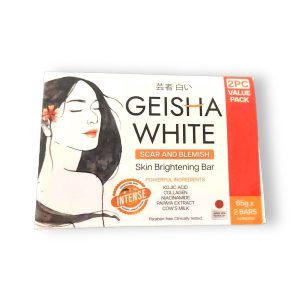 Geisha White – INTENSE – Scar and Blemish – Soap Bar – 2 Pack – 130 G
