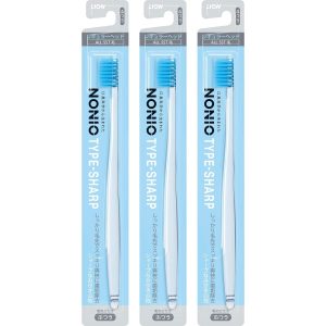 NONIO Toothbrush TYPE-SHARP Soft or Regular(Set of 3) Made in JAPAN – Tokyo Sakura Mall