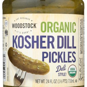 Woodstock | Organic Kosher Whole Dill Pickles
