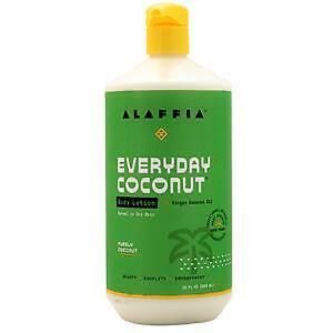 Alaffia – Body Lotion Everyday Coconut Purely Coconut, 32 FO – (Pack o