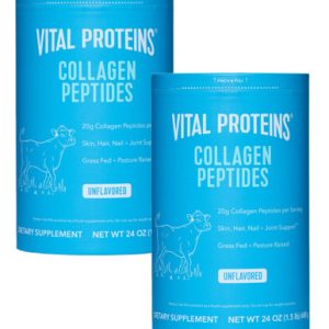 Vital Proteins Collagen Peptides Unflavored, 24 oz (Pack of 2)