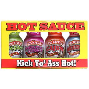 Ass Kickin Mini Hot Sauce 4-Pack , 4/.75oz.