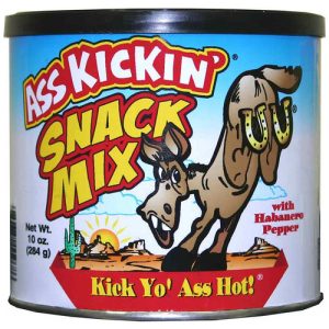 Ass Kickin Snack Mix with Habanero Pepper, 10oz.