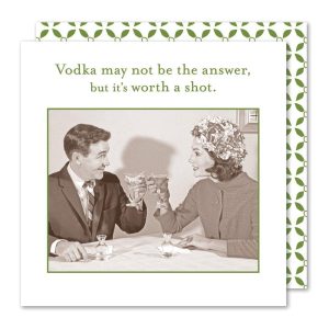 Shannon Martin Design -Worth A Shot Beverage Napkin