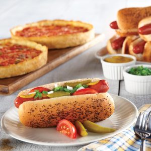 Vienna Beef Hot Dog Kit & 2 Lou’s Pizzas