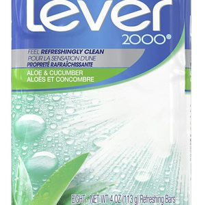 Lever 2000 Bar Soap Aloe & Cucumber scent (8 Count)