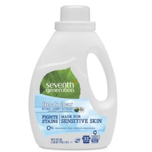 Seventh Generation – Laundry Liquid Free & Clear 4x 50 Oz – Pack Of 6