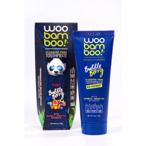 Woobamboo Toothpaste Bubble Berry 4 Oz – Pack Of 1