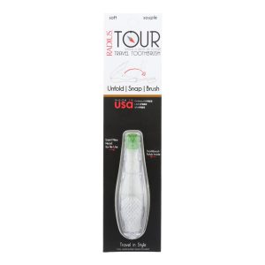RADIUS Tour Travel Toothbrush Soft – 1pc