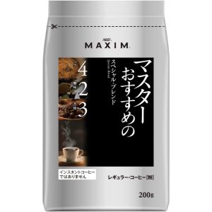 AGF Maxim Regular Coffee Master Recommended Special Blend 200 g JAPAN – Tokyo Sakura Mall