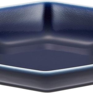 Hakusan, Kikkoubachi, Hexagon Bowl, Hasamiyaki, Blue