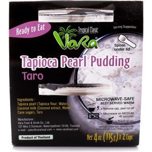 Vara – Tapioca Pearl Pudding – Taro – 2 Cups – 4 OZ