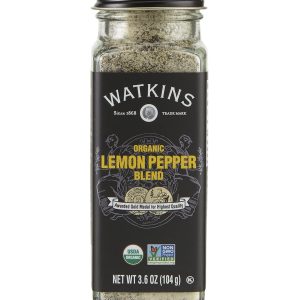 Watkins Seasoning Lemon Pepper Blend Organic 3.6 Oz – Pack Of 3