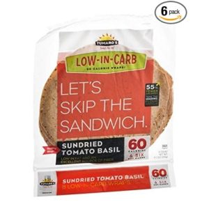 Tumaros Wrap Low Carb Tmo Basil 8 Pc – Pack Of 6