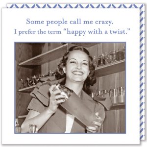 Shannon Martin Design – Call Me Crazy Beverage Napkin