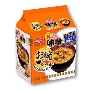 Nissin Donbei Miso in a Bowl – x 3 Meal Pack