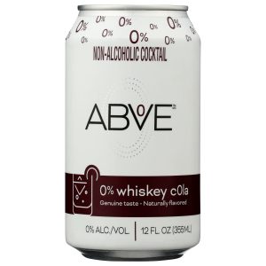 Above – Whisky Cola Non Alcoholic Cocktails 4Pk, 48 FO – Pack of 6