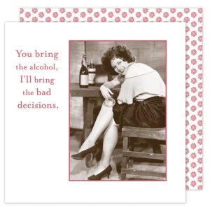 Shannon Martin Design -Bad Decisions Beverage Napkin