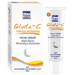 Hype Ardent Skin Care – Gluta-C – Intense – Facial Serum – Night Repair Whitening Concentrate – SPF 25 – 30 ML