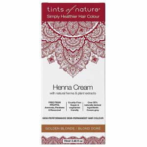 Tints of Nature – Semi-Permanent Golden Blonde Hair Dye Henna Cream, 2