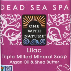 One With Nature – Triple-Milled Soap Bar Lilac, 7 Oz (Pack of 1)